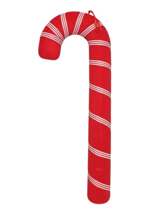 LASKA LIZAK ZAWIESZKA 40CM FLOCK RED