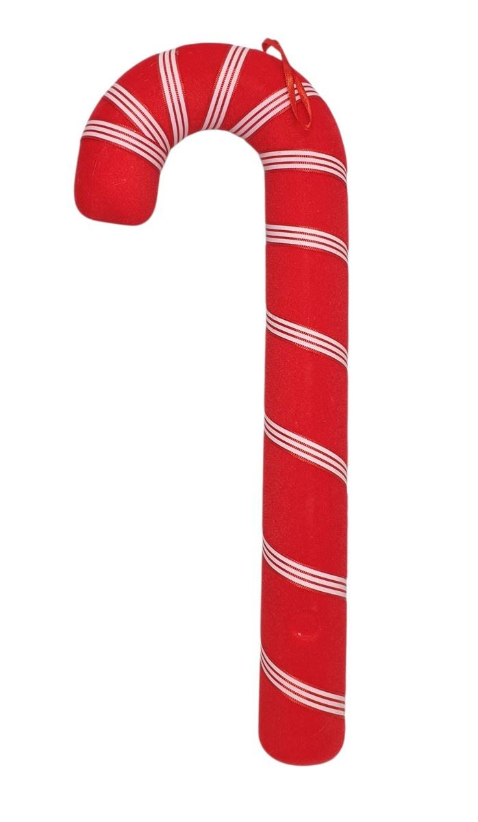 LASKA LIZAK ZAWIESZKA 40CM FLOCK RED