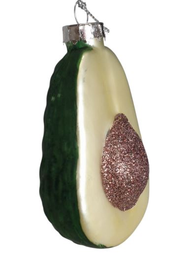 BĄBKA AWOKADO ZAWIESZKA 9CM GREEN