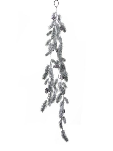 GIRLANDA Z SZYSKAMI ŚWIERK 125CM CH105 WHITE SNOW