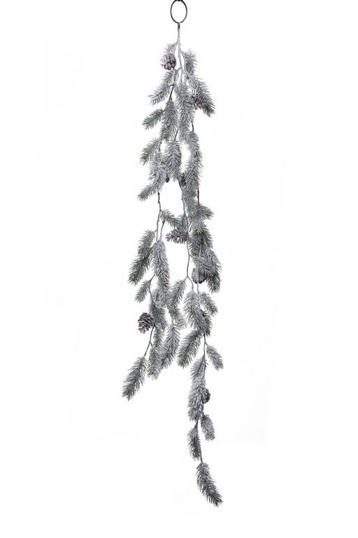 GIRLANDA Z SZYSKAMI ŚWIERK 125CM CH105 WHITE SNOW