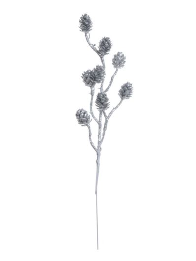 SZYSZKI MODRZEW PIK 27CM XYD056 SILVER GLITTER