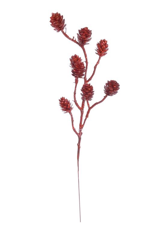 SZYSZKI MODRZEW PIK 27CM XYD056 RED GLITTER