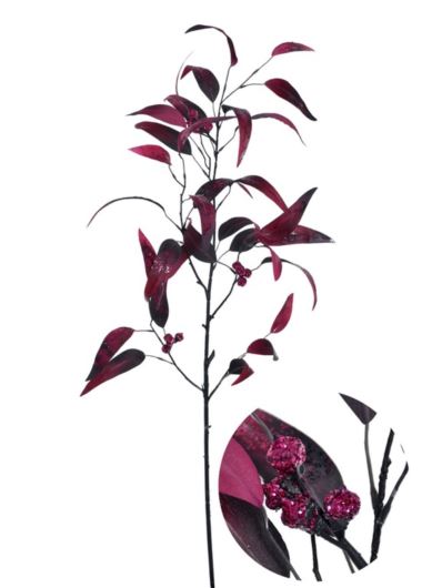 EUKALIPTUS GAŁĄZKA Z BROKATEM 102CM XYD071 BEUTY