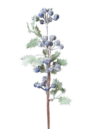 OSTROKRZEW Z OWOCAMI GAŁĄZKA 40CM BLUE