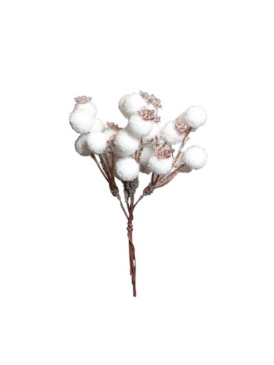 OWOCE OŚNIEŻONE PICK 14CM WHITE