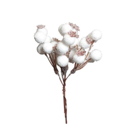 OWOCE OŚNIEŻONE PICK 14CM WHITE