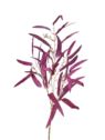 ZŁOTA GAŁĄZKA Z LISTKAMI VELVET 92CM PURPLE