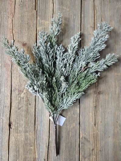 JAŁOWIEC BUKIET ZMROŻONY 45CM FROST GREEN WHITE