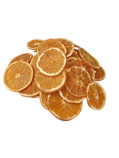 PLASTRY POMARAŃCZY DEKORACYJNE 6-7CM 200G ORANGE