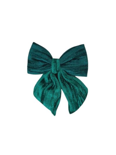 KOKARDA VELVET 17CM X 15CM BOTTLE GREEN