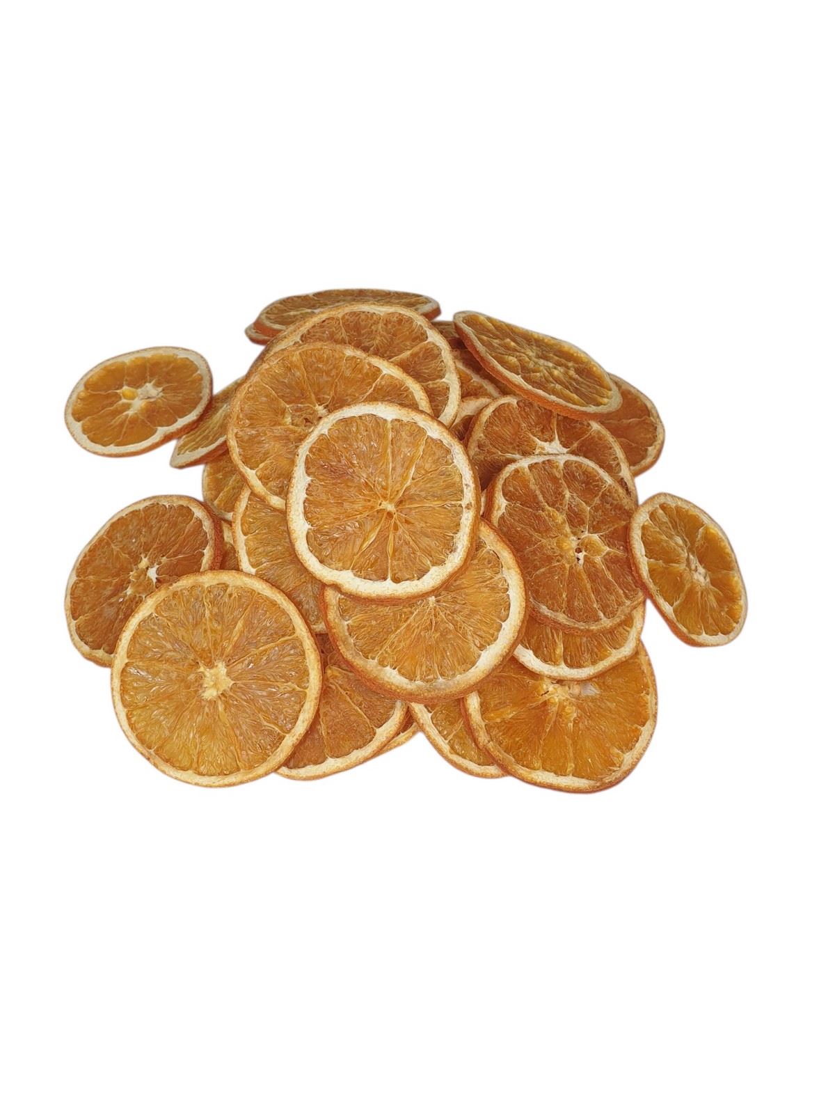 PLASTRY POMARAŃCZY DEKORACYJNE 5-7CM 100G/SUSZ