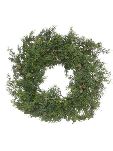 WIANEK TUJA SZYSZKI NA FASZYNIE 40CM GREEN