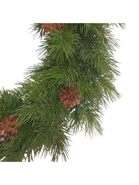 WIANEK SOSNA SZYSZKI NA FASZYNIE 50CM GREEN
