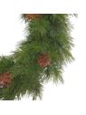 WIANEK SOSNA SZYSZKI NA FASZYNIE 50CM GREEN