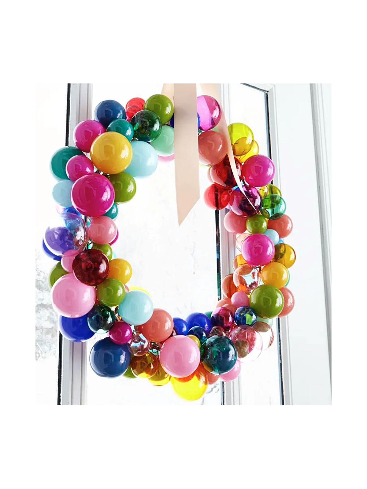 BOMBKI PLASTIK 4CM 6CM 8CM MIX PEARL GR PINK YE