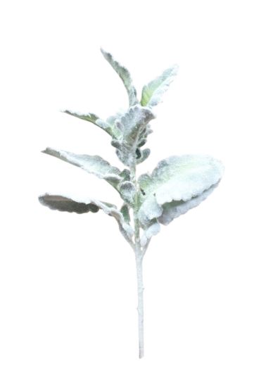 MRÓZ GAŁĄZKA FLOKOWANA 36CM GRAY GREEN