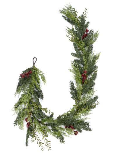 GIRLANDA ŚWIĄTECZNA Z IGLIWIA 180CM XYD017  GREEN