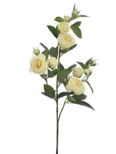 RÓŻA ANGIELSKA GAŁĄZKA 78CM SUN873 LEMON