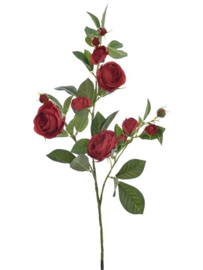 RÓŻA ANGIELSKA GAŁĄZKA 78CM SUN873 RED