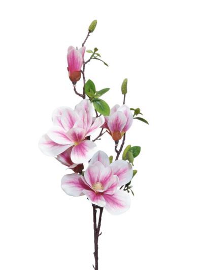 MAGNOLIA GAŁĄZKA 92CM REAL TOUCH PURPLE WHITE