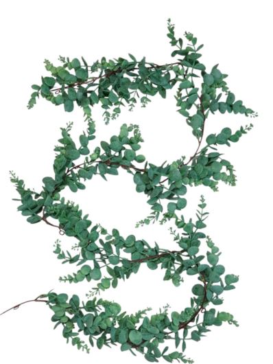 GIRLANDA EUKALIPTUS 180CM POWDER GREEN