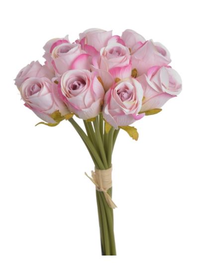 Bukiet róż 12szt/pęcz. -sztucz.rośl