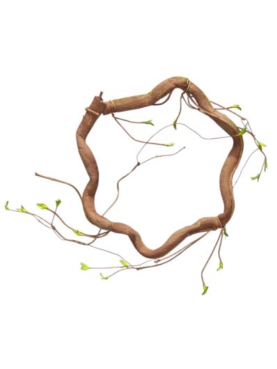 KORZEŃ Z LISTKAMI I MCHEM 150CM YB013 BROWN - GR