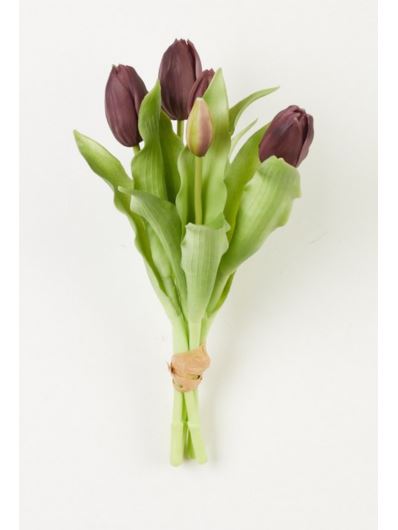 TULIPAN PĘCZEK SILIKONOWY 5 X PĄK OLD PURPLE