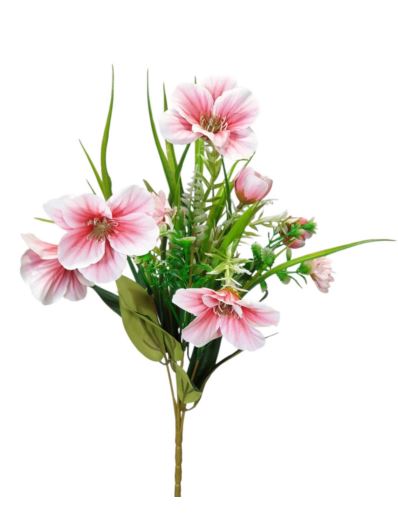 POWOJNIK BUKIET 30CM PINK WHITE