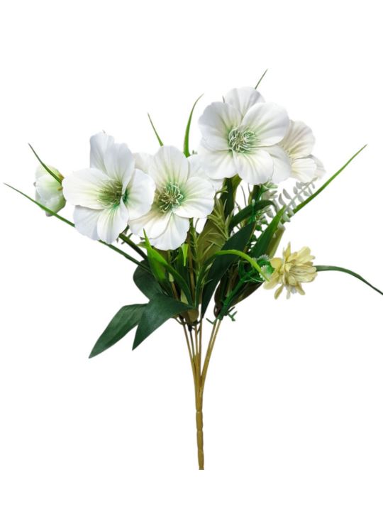 POWOJNIK BUKIET 30CM WHITE