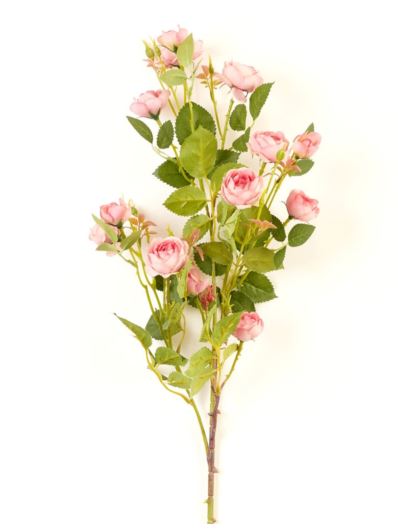 RÓŻA DROBNA NA GAŁĄZCE 90CM LT PINK