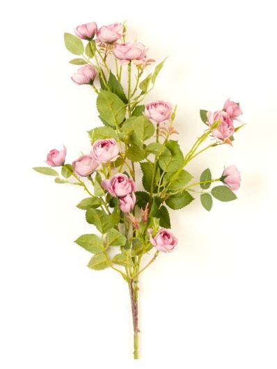 RÓŻA DROBNA NA GAŁĄZCE 90CM MAUVE PINK