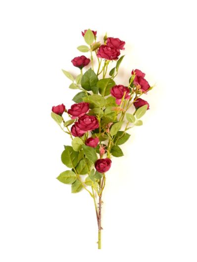 RÓŻA DROBNA NA GAŁĄZCE 90CM FUCHSIA