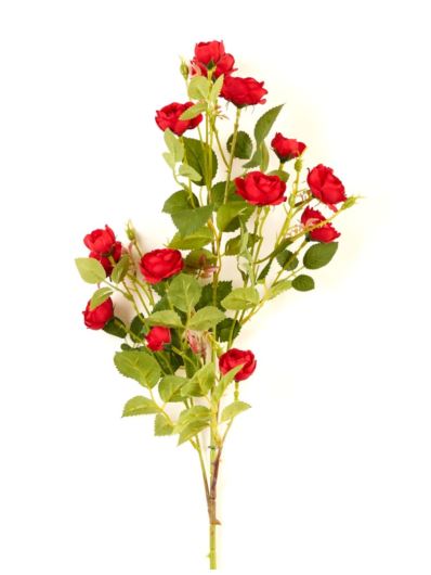 RÓŻA DROBNA NA GAŁĄZCE 90CM RED