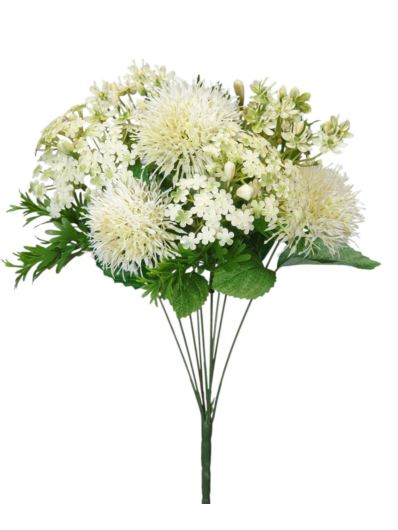 BUKIET CZOSNEK HOJA DODATKI 44CM WHITE GREEN