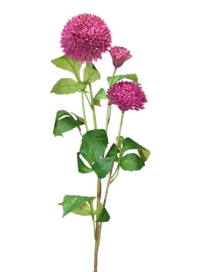 DALIA CZOSNEK 3 KWIATY GAŁĄZKA 70CM PURPLE