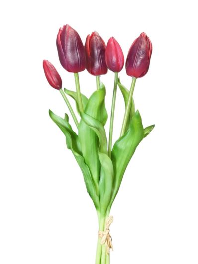 TULIPAN BUKIET GUMOWANY X5