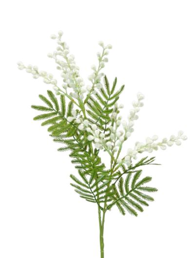 MIMOZA GAŁĄZKA X2 ŚREDNIA 76CM LLW002 WHITE