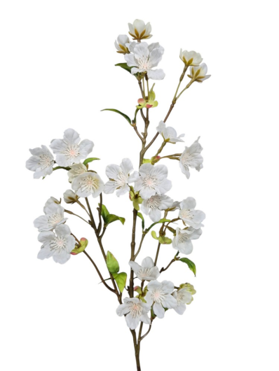 KWIAT WIŚNI JABŁONKA CHERRY 77CM / 6759PT WHITE CR