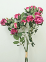 RÓŻA DROBNA WIĄZKA 3 GAŁĄZKI 54CM BEAUTY PINK