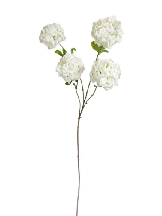 KALINA VIBURNUM 4 KWIATY 84CM OLD CREAM