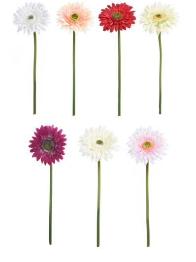 GERBERA POJEDYNCZA 47CM  SUN529 MIX1 6 KOLORÓW