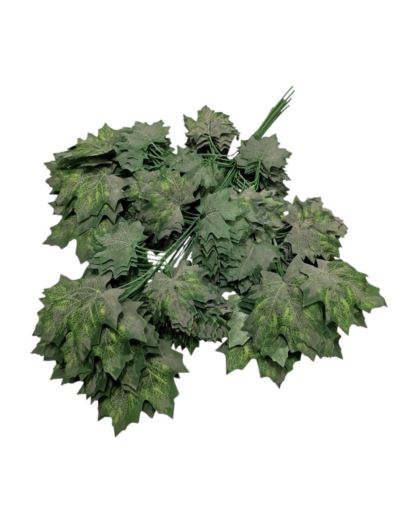 LIŚĆ OMSZAŁY KLON GAŁĄZKA 68CM POWDER GREEN