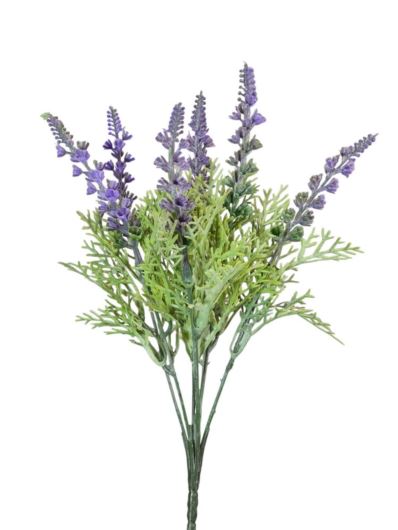 LAWENDA BUKIET POWDERED 30CM VIOLET