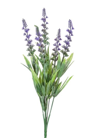 LAWENDA BUKIET POWDERED 39CM VIOLET
