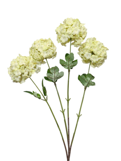 KALINA VIBURNUM 4 KWIATY 84CM LT GREEN