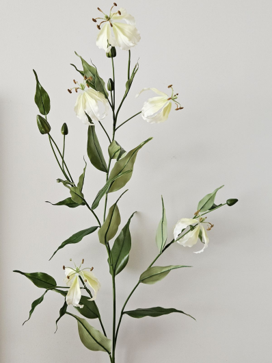 GLORIOZA GAŁĄZKA UNI1002 130CM WHITE GREEN