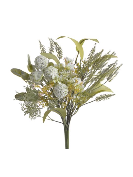 BUKIET MIX KRASPEDIA LAWENDA EUKALIPTUS 35CM WHT