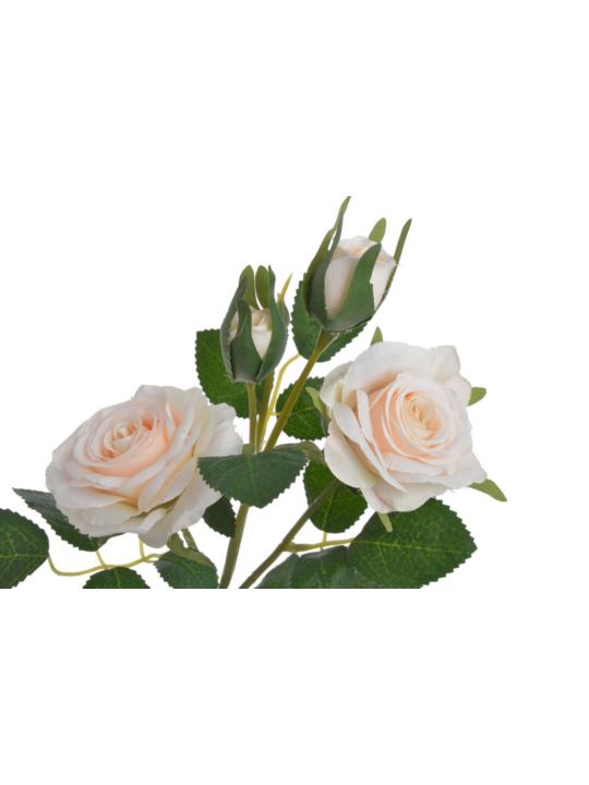 RÓŻA GAŁĄZKA 2+1 49CM APRICOT CREAM
